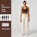 Aria Basics Cross-border Women's Casual With Pockets, Sweatpants, Cross-border Foreign Trade Loose-fitting Sports Outdoor Wide-leg_ecoleips.com