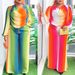Women's Clothing Printed Swing Collar Wide Leg Pants Suit_ecoleips.com