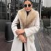 Luxury Faux-Fur Collar Wool Coat – Elegant Long Winter Overcoat With Detachable Fur Trim (S/M/L, Beige/Khaki For Timeless Sophistication)_ecoleips.com