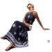 Summer Fashion Women's Bohemian Resort Dress Ruffled Suspender Print Design_ecoleips.com