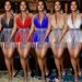 Women's Clothing fashion new sexy nightclub hot diamond backless halter jumpsuit tassel short skirt two-piece set for women_ecoleips.com