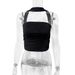 Summer Off-Shoulder Top Women's Halter Neck Short Sleeve Strapless Outerwear Cross-Border Style Can Be Worn as One Shoulder_ecoleips.com