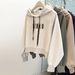 real-shot Hooded Sweatshirt For Women, Spring And Autumn Thin Style, Korean Version, Loose Fit, Short_ecoleips.com