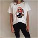 100% Cotton Short Sleeve Loose Fit Versatile Cute Style Ins Trend Brand Fun Cartoon Print Unique Personality T-Shirt_ecoleips.com