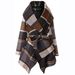 Women's Clothing New Autumn And Winter Large Size Women's Clothing Slim Plaid Woolen Coat Loose Warm Long Sleeved Street Coat_ecoleips.com