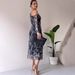 Women's Snake Print Slim Fit Long Sleeve Dress Bodycon Sexy Autumn New European American Style Dress_ecoleips.com