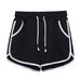 Women's Clothing New Loose Casual Large Size Student Running Elastic Waist Wide Leg Hot Pants Outer Wear_ecoleips.com