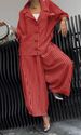 Women's Clothing Autumn Commuter Temperament Flower Striped Loose Suit Jacket Casual Suit_ecoleips.com