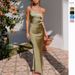 Spring/Summer 2026 Women's European American Style One-Shoulder Sexy Dress Fitted Waist Regular Thickness_ecoleips.com