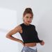 New European And American Style Tight-fitting Yoga Wear, Women's Sports On , Quick-dry T-shirts, Short Cropped_ecoleips.com