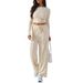 DiYun European American Yoga Sports Long-Sleeve Top And Pants Set For Women 2025 Spring/Summer_ecoleips.com