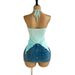 Women's Clothing Women's Halter Neck Tank Top Mesh Irregular Hem Metallic Decoration Style For Formal & Casual For Women_ecoleips.com