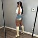 Women's Clothing Sexy Side Zipper Washed Skirt Shorts_ecoleips.com