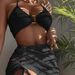 Aria Basics 2023 Multi-color Sexy European And American Swimwear Halter Neck Three-piece Set, Women's Bikini In Stock For Export_ecoleips.com