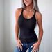 Women's Slim Fit Ribbed Cami Top | Stretchy Soft Polyester Basic Tank For Women | Sexy Casual Streetwear In White Grey Beige Black (S-Xxl)_ecoleips.com