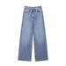 Women's Clothing Retro Slim Drape Straight Leg Floor Length Pants Trendy_ecoleips.com