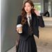 girl Academy Dress 2024 Spring Autumn New Trendy Street Style Interview JK Uniform Suit Jacket Women Spandex_ecoleips.com