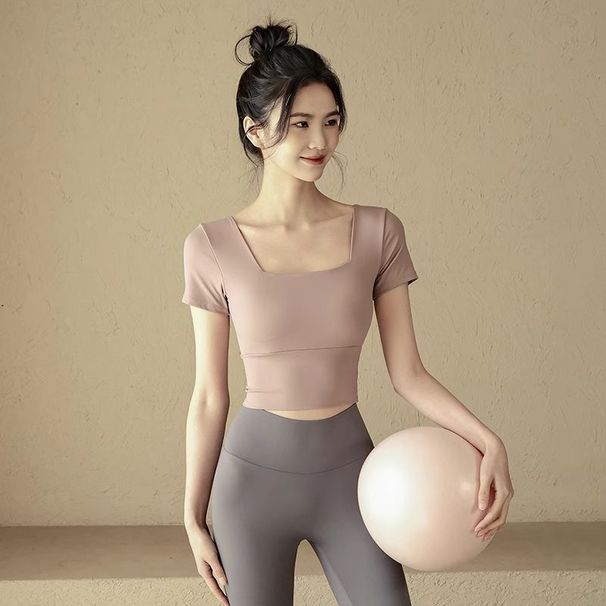 Women's Yoga Sports Top For Outdoor Running And Hiking, Quick-Dry, Ultra-Light, Pilates Training Fitness Wear, Climbing_ecoleips.com
