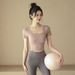 Women's Yoga Sports Top For Outdoor Running And Hiking, Quick-Dry, Ultra-Light, Pilates Training Fitness Wear, Climbing_ecoleips.com