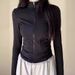Ice Silk Sunscreen Clothes Women's Summer Thin 2025 New Slim-fit Waist Stand-up Collar Small Yoga Clothes Jacket_ecoleips.com