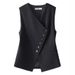 K High End Pony Clip Short Style New Top With Slim Fit, Waist Cinching And Slimming Effect, Wearing Vest Vest And Vest_ecoleips.com