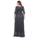 Hot Selling Plus Size Women's Clothing New Lace Pocket Evening Dress Bridesmaid Dress_ecoleips.com