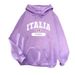 women's Hooded Sweatshirt, 2024 Spring And Autumn New Trendy Printed Oversized Loose Long-sleeve Top_ecoleips.com