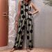 Women's Clothing Sleeveless Tank Top Long Pants Set Casual Loungewear Outfit_ecoleips.com