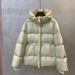 Women's Clothing Elegant Winter Puffer Coat Thickened Quilted Down Alternative Jacket With Waist Cinch, Hooded Long Sleeve Outerwear In Classic Colors_ecoleips.com