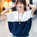 Top Summer Korean Plus Size Women's Loose Batman Student Women's Short Sleeve T-Shirt Summer Dress_ecoleips.com