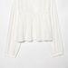 Lace-Trim Cropped Blouse – Minimalist 3d Texture Top With Soft Cotton Blend (Xs-L) Breathing Canvas_ecoleips.com
