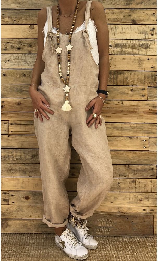 Women's Fashionable Casual Loose Fitting Suspender Jumpsuit plus Size Overalls Autumn/Winter Hot Selling European American Style_ecoleips.com
