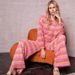 2025 Early Autumn Women's Flared Pants Red Lace Set HY126_ecoleips.com