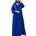 Modest Abaya Dress Elegant & Modest – Hand-Beaded V-Neck Maxi Dress, Islamic Fashion With Crystal Embellishments For Special Occasions_ecoleips.com