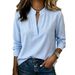 Women's Long Sleeved Plaid Shirt Loose Fitting Pullover Top European And American Style 2026_ecoleips.com