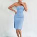 Summer Strapless Slit Slim Fit Bodycon Long Dress for Women European American Fashion Sexy Clothing_ecoleips.com
