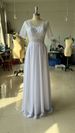 Women's Clothing White Super Fairy Beach Vacation Daily Dress Chiffon Lace Backless Light Wedding Dress_ecoleips.com