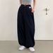 Korean Style Women's Loose Wide Leg Jeans – Pink Letter Embroidery & Retro Wash (S-L)_ecoleips.com