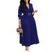 Women's Clothing Autumn New Fashion Temperament Solid Color Large Size Dress_ecoleips.com