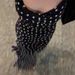 Women's Clothing Summer New Style Temperament High End Sleeveless Polka Dot Scarf Collar Ruffled Suspender Dress_ecoleips.com