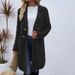 2024 Autumn Winter European And American Cross-Border New Women's Fashion Versatile Mid-Length Wool Coat Blazer_ecoleips.com