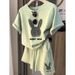 Women's Clothing Women's Sports And Leisure Suit Loose Fit Summer Outfit Short Sleeved Two Piece Set Fashionable Youthful_ecoleips.com