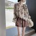 2025s Chu Da Thirteen Lines 2025 Summer New Simple Versatile Rolled Hem Color Block Drawstring Casual Shorts For Women KA536_ecoleips.com