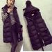 Women's Long Sleeveless Vest With Hooded Design, Lightweight Polyester Puffer Jacket, Oversized Loose Fit, Plus Size Available, Casual Streetwear_ecoleips.com