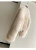 Elegant -style Faux Fur Coat With Polo Collar - Women's Fluffy Short Jacket For Spring/Autumn (Available In Beige & Light Brown)_ecoleips.com