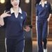Women's Slim-Fit Casual Sportswear Set – Stylish Collared Sweatshirt & Jogger Pants, Trendy Two-Piece Outfit For Spring & Autumn_ecoleips.com