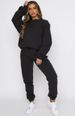 Cross-Border European American Autumn And Winter Solid Color Round Neck Pullover Pants Women's Fashion Casual Long_ecoleips.com