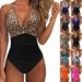 Women's Clothing Bikini Tight One Piece Sexy Backless Swimsuit Design For Summer Vacations_ecoleips.com