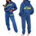 Women's Clothing Autumn And Winter New Letter Printing Hooded Sweatshirt Fashion Temperament Sweatpants Suit_ecoleips.com