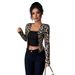 European American Cross-border 2026 Autumn And Winter New Leopard Print Color-blocking 2-piece Set Cardigan_ecoleips.com